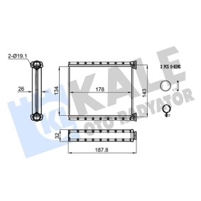 Wärmetauscher, Innenraumheizung 357290 von KALE OTO RADYATOR günstig für 59,37 € online kaufen