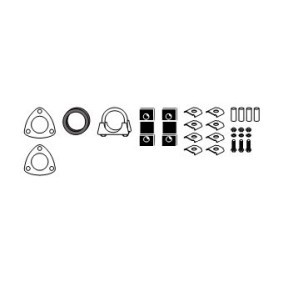 Compre Kit de montagem, sistema de escape da HJS 82 31 6200 a um preço baixo por 37,39 €