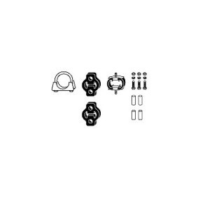 Compre Kit de montagem, sistema de escape da HJS 82 42 4132 a um preço baixo por 20,24 €