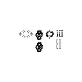 Compre Kit de montagem, sistema de escape da HJS 82 42 4154 a um preço baixo por 20,45 €