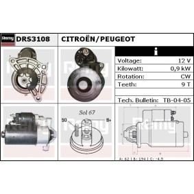 Anlasser DRS3108 von DELCO REMY günstig für 233,96 € online kaufen