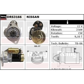 Anlasser DRS3166 von DELCO REMY günstig für 536,49 € online kaufen