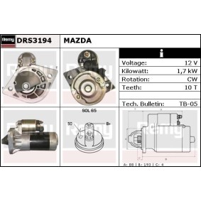 Anlasser DRS3194 von DELCO REMY günstig für 107,77 € online kaufen