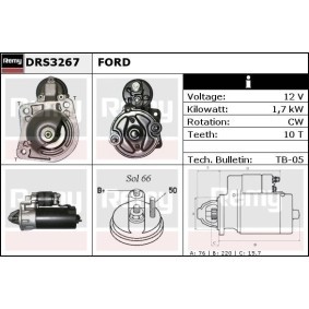 Anlasser für MAZDA von DELCO REMY