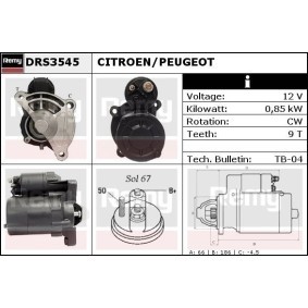 Anlasser DRS3545 von DELCO REMY günstig für 271,19 € online kaufen