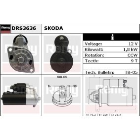 Anlasser DRS3636 von DELCO REMY günstig für 175,40 € online kaufen