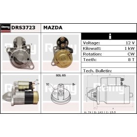 Anlasser DRS3723 von DELCO REMY günstig für 83,43 € online kaufen