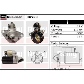 Anlasser DRS3839 von DELCO REMY günstig für 130,92 € online kaufen