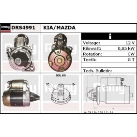 Anlasser DRS4991 von DELCO REMY günstig für 388,77 € online kaufen