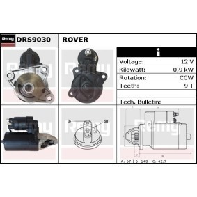 Anlasser DRS9030 von DELCO REMY günstig für 100,53 € online kaufen