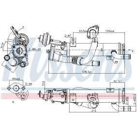 Acquista Radiatore EGR da NISSENS 989329 a buon mercato per soli 196,75 €