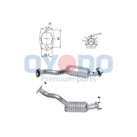 Katalysator für HONDA von Oyodo