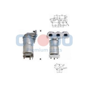 Katalysator des Herstellers Oyodo - Originalware Artikelnummer: 10N0043-OYO
