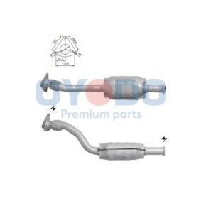 Compre Catalizador de Oyodo online para Megane I Furgoneta / Hatchback (SA0/1) a precios moderados