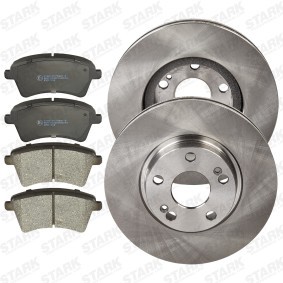 Compre Discos y pastillas de freno de STARK online para Kangoo II / Grand Kangoo (KW, KW0/1) a precios moderados