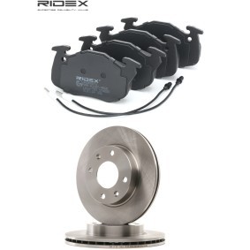 Comprar Kit de discos de freno y pastillas de RIDEX 3405B1980 a bajo precio de 67,81 €