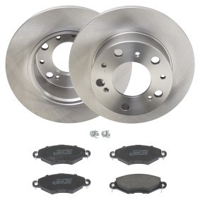 Comprar Kit de discos de freno y pastillas de RIDEX 3405B2055 a bajo precio de 82,25 €