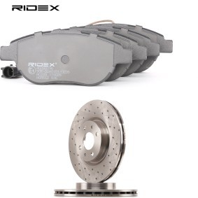 Acquista Kit dischi e pastiglie da RIDEX online per 500C / 595C / 695C (312_) Cabrio a prezzi moderati