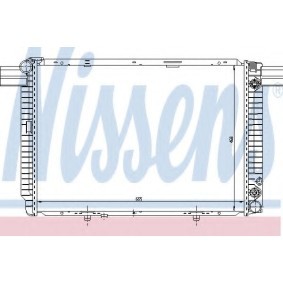 Kühler, Motorkühlung von NISSENS
