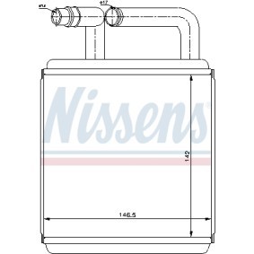 Achetez des Radiateur de chauffage NISSENS 77618 à prix pour 65,75 €
