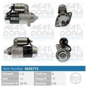 Köp Startmotor av MEAT & DORIA 5035773 till det låga priset 1370,16 kr