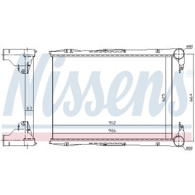 Ladeluftkühler für RENAULT TRUCKS von NISSENS
