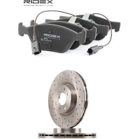 Comprar Kit de discos de freno y pastillas de RIDEX 3405B2591 a bajo precio de 140,99 €