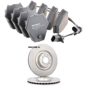 Acquista Kit dischi e pastiglie da RIDEX online per Phaeton (3D1, 3D2, 3D3, 3D4, 3D6, 3D7, 3D8, 3D9) a prezzi moderati