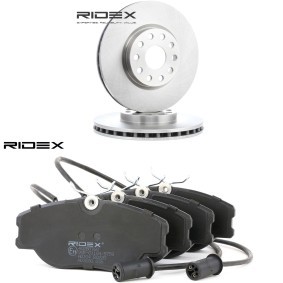 Comprar Kit de discos de freno y pastillas de RIDEX 3405B2715 a bajo precio de 113,37 €