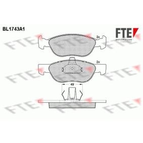 Bremsbeläge 9010327 von FTE günstig für 25,32 € online kaufen