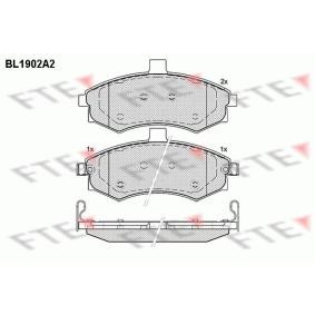 Bremsbeläge für HYUNDAI von FTE