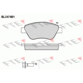 Bremsbeläge 9010754 von FTE günstig für 26,88 € online kaufen