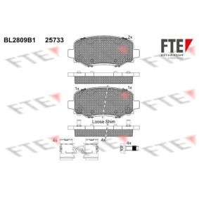 Bremsbeläge für JEEP von FTE