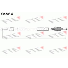 Handbremsseil für PORSCHE von FTE