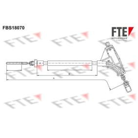 Handbremsseil 9250531 von FTE günstig für 27,46 € online kaufen
