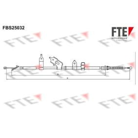 Handbremsseil 9250621 von FTE günstig für 62,40 € online kaufen