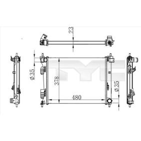 Acquista Radiatore motore da TYC 717-0001 a buon mercato per soli 84,29 €