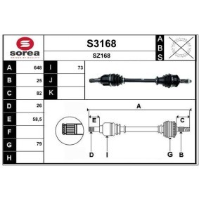 Acquista Semiasse da SNRA S3168 a buon mercato per soli 186,77 €
