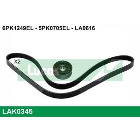 Köp Drivremssats av LUCAS LAK0345 till det låga priset 510,30 kr