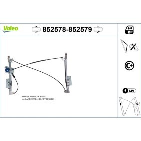 Compre Elevador de vidro da VALEO 852578 a um preço baixo por 131,91 €