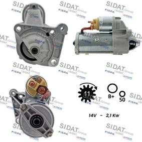 Anlasser S12VA0062 von SIDAT günstig für 146,23 € online kaufen