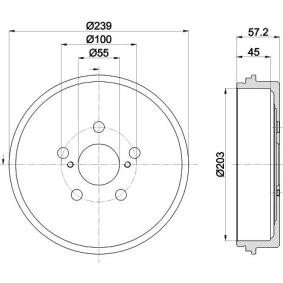 Bremstrommel MBD437 von MINTEX günstig für 61,94 € online kaufen