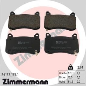 Compre Pastilhas de travão da ZIMMERMANN 26152.155.1 a um preço baixo por 102,74 €