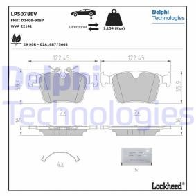 Acquista Kit pastiglie freni da DELPHI LP5078EV a buon mercato per soli 39,04 €