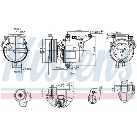 Acquista Compressore aria condizionata da NISSENS 890948 a buon mercato per soli 250,79 €