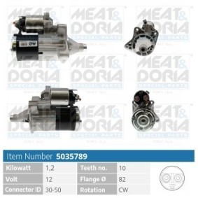 Köp Startmotor av MEAT & DORIA 5035789 till det låga priset 1353,99 kr