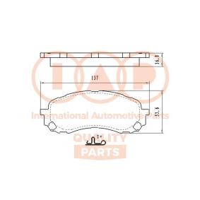 Bremsbeläge für SUBARU von IAP QUALITY PARTS