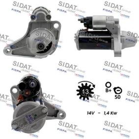 Köp Startmotor av SIDAT S12BH0882 till det låga priset 3232,05 kr