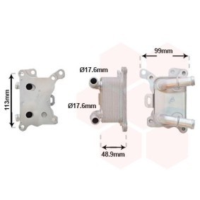 Acquista Radiatore olio motore da VAN WEZEL 33013702 a buon mercato per soli 53,34 €