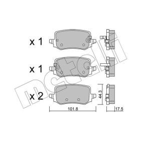 Bremsbeläge 22-1301-0 von METELLI günstig für 25,91 € online kaufen